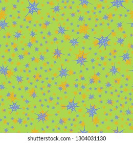 Abstract background multicolor cobweb grid seamless pattern.