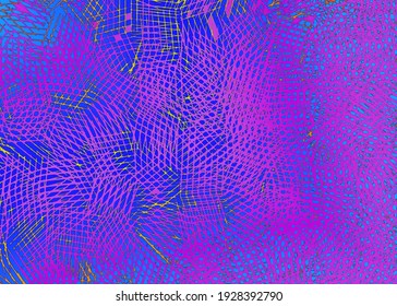 Abstract background with multicolor color and crystal pattern