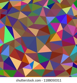 abstract background multicolor consisting of triangles