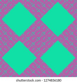 Abstract background multicolor cube diagonal seamless pattern.