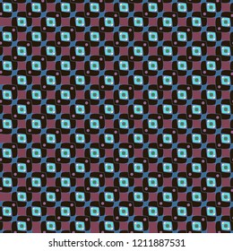 Abstract background multicolor cube geometric pattern seamless.