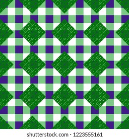 Abstract background multicolor cube geometric pattern seamless.