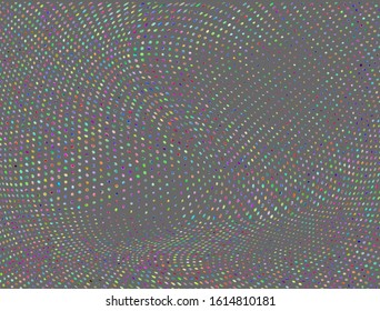 Abstract background with multicolor dots. Halftone effect. Vector illustration