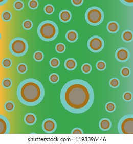 Abstract background multicolor geometric circle chaos.