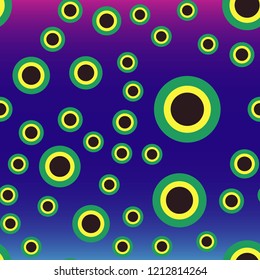 Abstract background multicolor geometric circle chaos.