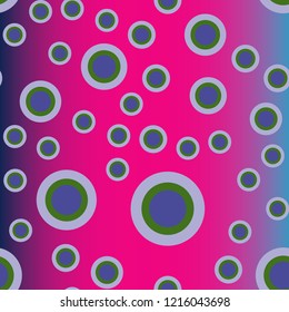 Abstract background multicolor geometric circle chaos.