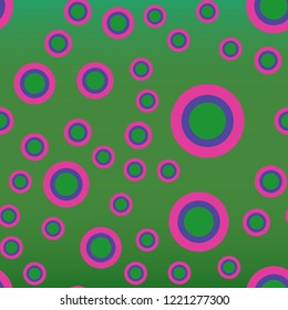 Abstract background multicolor geometric circle chaos.