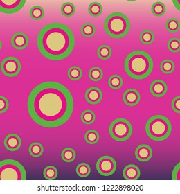 Abstract background multicolor geometric circle chaos.