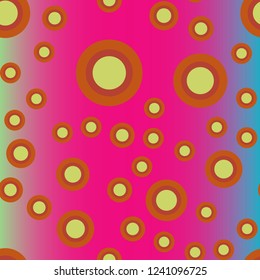 Abstract background multicolor geometric circle chaos.