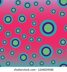 Abstract background multicolor geometric circle chaos.