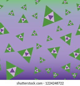 Abstract background multicolor geometric pattern seamless triangle.