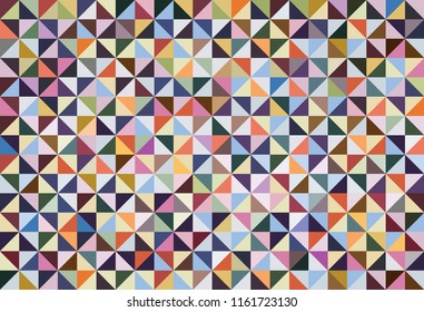 abstract background of multicolor geometrical in triangles design ,vector