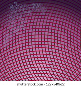 Abstract background multicolor glow striped weave pattern.
