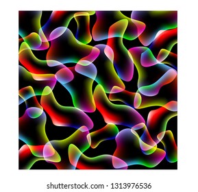 Abstract background multi-color illustration. The texture of the background. Colorful round shape