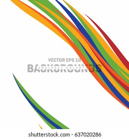 Abstract background with multicolor lines