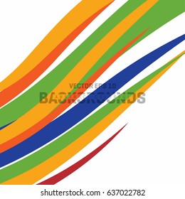 Abstract background with multicolor lines