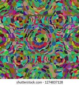 Abstract background multicolor mosaic seamless pattern.