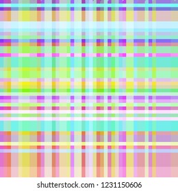 Abstract background multicolor rainbow geometric grid striped seamless.