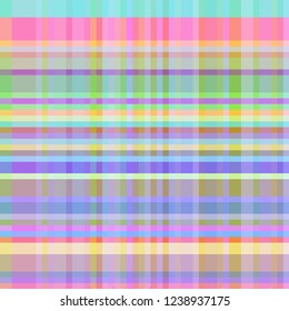 Abstract background multicolor rainbow geometric grid striped seamless.