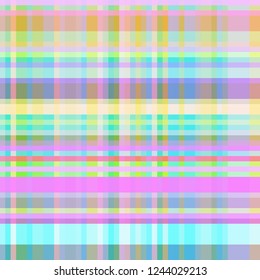 Abstract background multicolor rainbow geometric grid striped seamless.