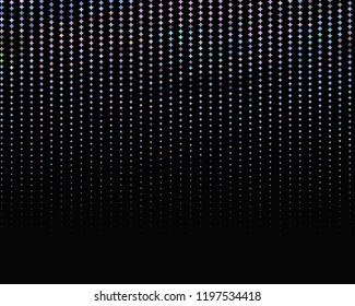 Abstract background with multicolor stars. Halftone effect. Design element for posters, business cards, presentations layouts, showcases. Vector illustration