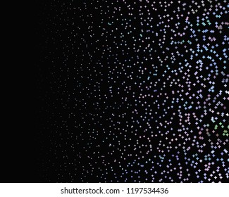 Abstract background with multicolor stars. Halftone effect. Design element for posters, business cards, presentations layouts, showcases. Vector illustration
