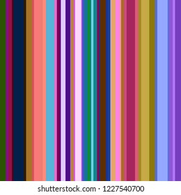 Abstract background multicolor striped seamless pattern.