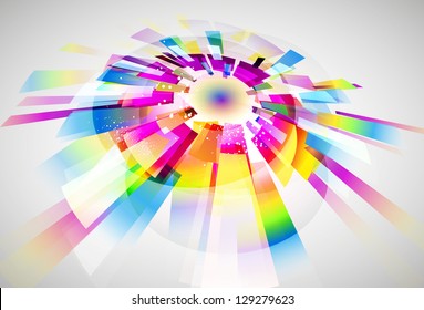 Abstract Background multicolor vector design