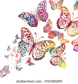 Papillons Multicolores Images Photos Et Images Vectorielles De Stock Shutterstock