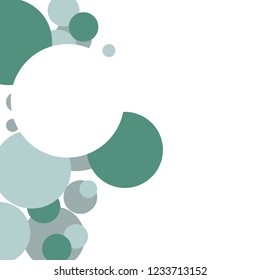 Abstract background with multicolored circles. Vector illustration