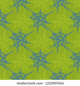 Abstract background multicolored cobweb grid seamless pattern.