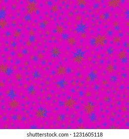 Abstract background multicolored cobweb grid seamless pattern.