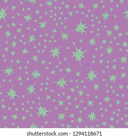 Abstract background multicolored cobweb grid seamless pattern.