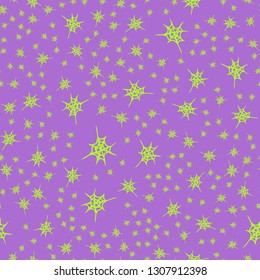 Abstract background multicolored cobweb grid seamless pattern.