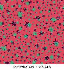Abstract background multicolored cobweb grid seamless pattern.