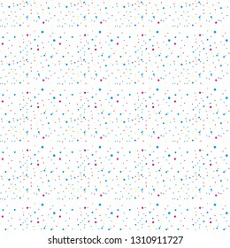 Abstract background with multicolored confetti festive. blue circle.eps 10.
