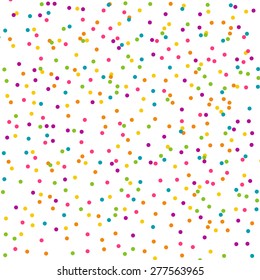 Abstract background with multicolored confetti festive.