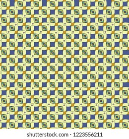 Abstract background multicolored cube geometric pattern seamless.