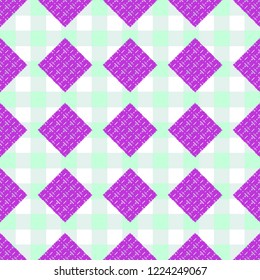Abstract background multicolored cube geometric pattern seamless.