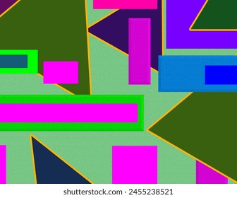 Abstract background multicolored cube geometric seamless pattern.