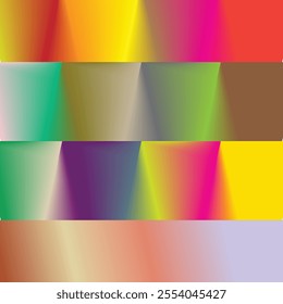 Abstract background in multicolored dark green yellow red gray purple blue orange grainy blurred gradient ideal for design