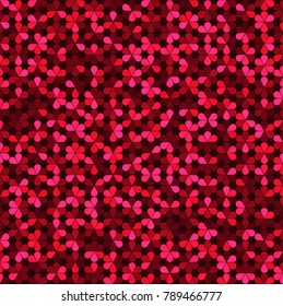 Abstract background of multicolored flowers. Vector illustration