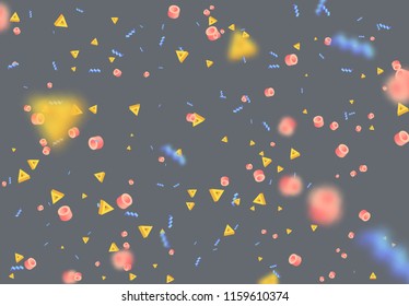 Abstract Background with multi-colored geometric 3d shape 