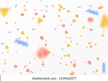Abstract Background with multi-colored geometric 3d shape 