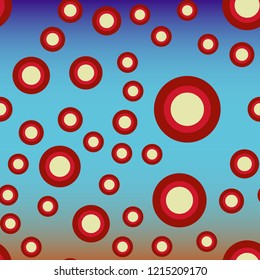 Abstract background multicolored geometric circle chaos.