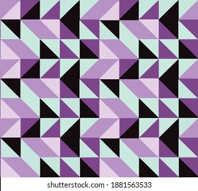 Abstract background multicolored geometric poligonal. textile ornament