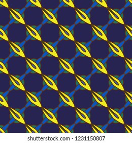 Abstract background multicolored geometric seamless pattern.