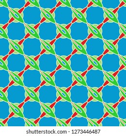 Abstract background multicolored geometric seamless pattern.
