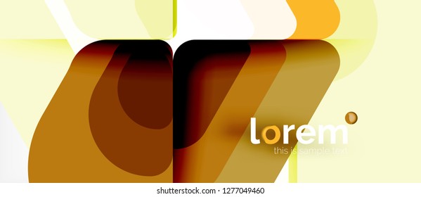 Abstract background - multicolored geometric shapes modern design. Trendy abstract layout template for business or technology presentation or web brochure cover, wallpaper. Vector illustration