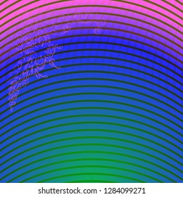 Abstract background multicolored glow striped weave pattern.